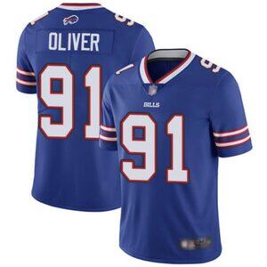 Mens Youths Kids Womens Ed Oliver Blue Vapor Stitched Jersey